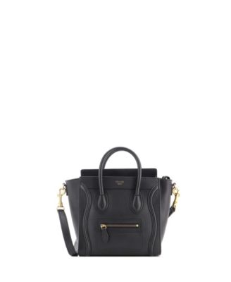 Pre-Owned Celine Nano Luggage Bag Smooth Leather
