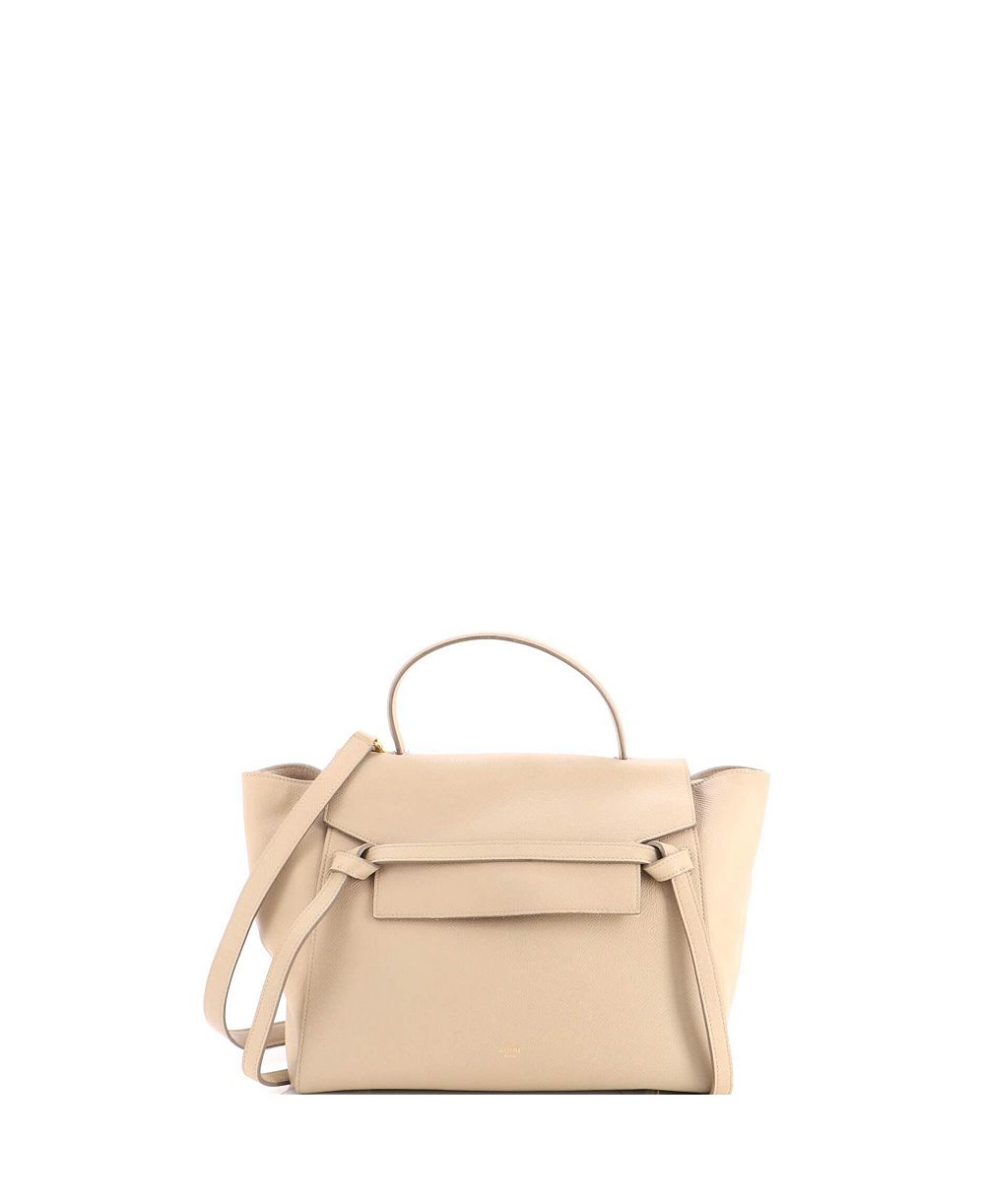 Pre-Owned Celine Mini Belt Bag Textured Leather