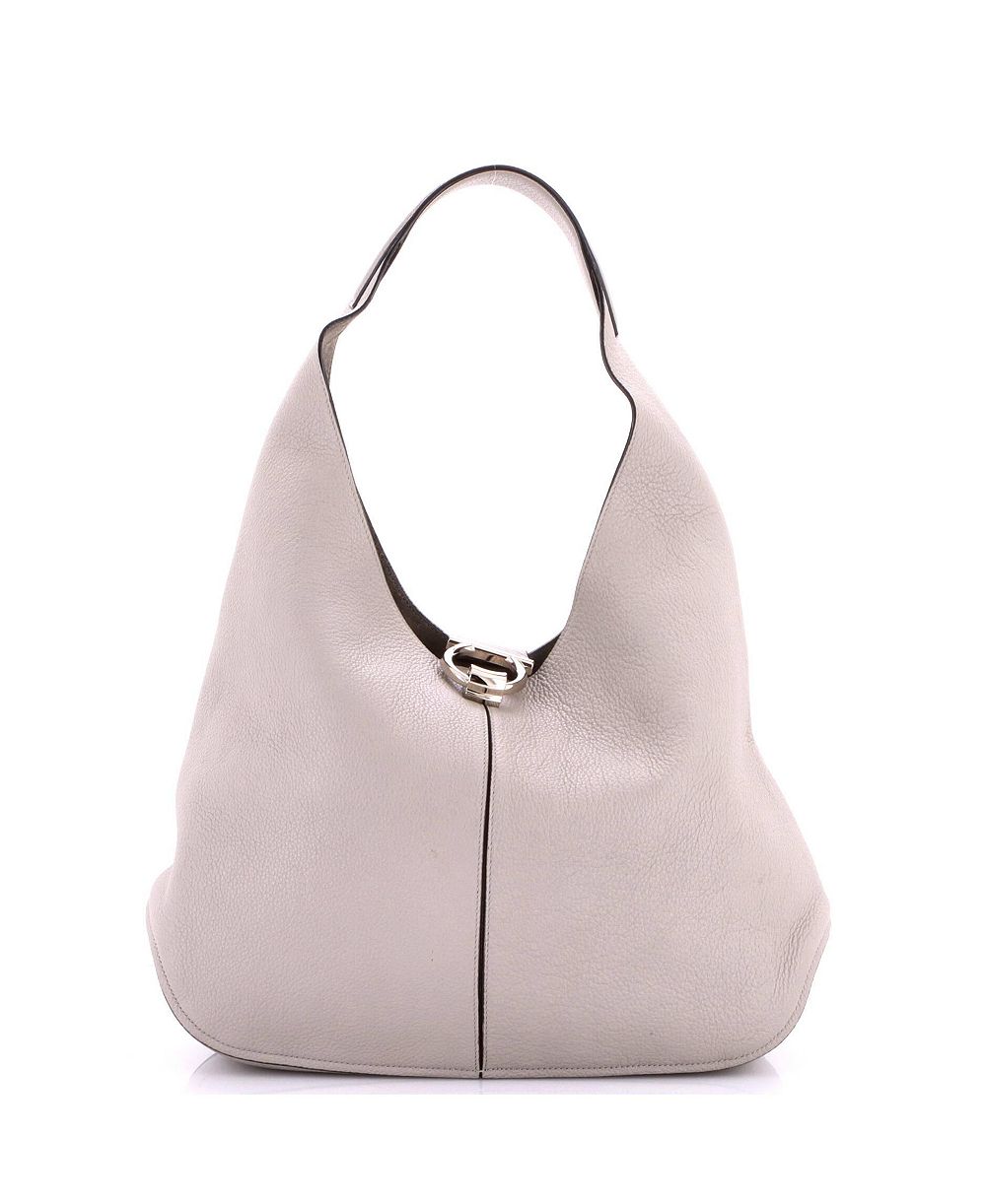 Сумка хобо Salvatore Ferragamo Gancini Margot из кожи (Pre-Owned)