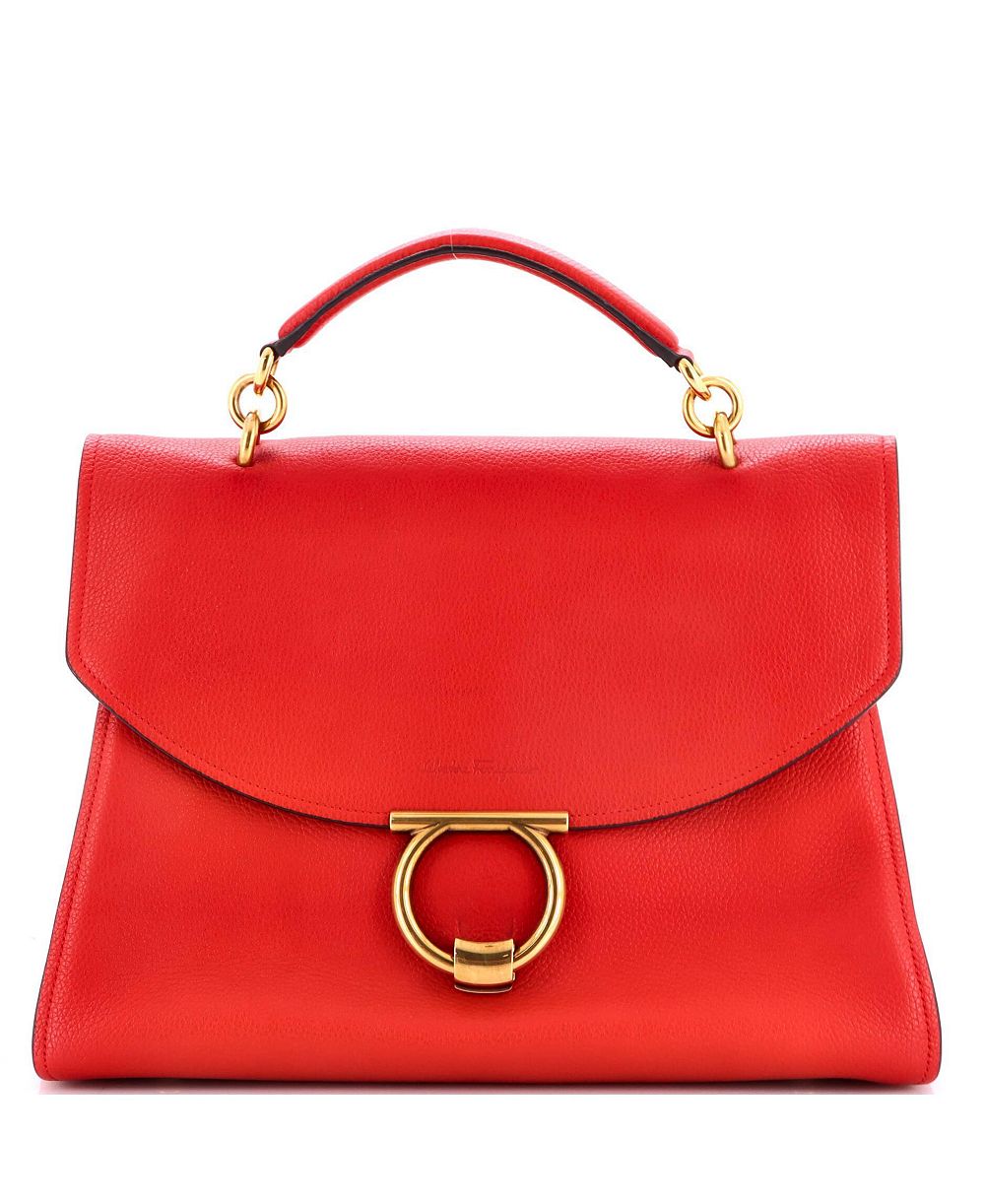 Б/у Salvatore Ferragamo сумка Margot satchel, кожа, large
