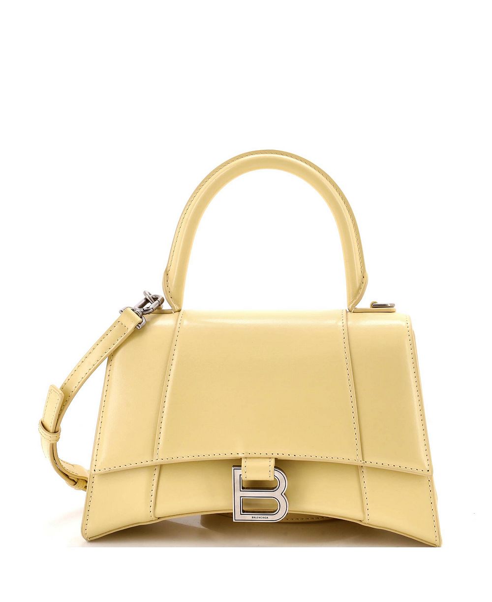 Б/у сумка Balenciaga Small Hourglass Top Handle из кожи
