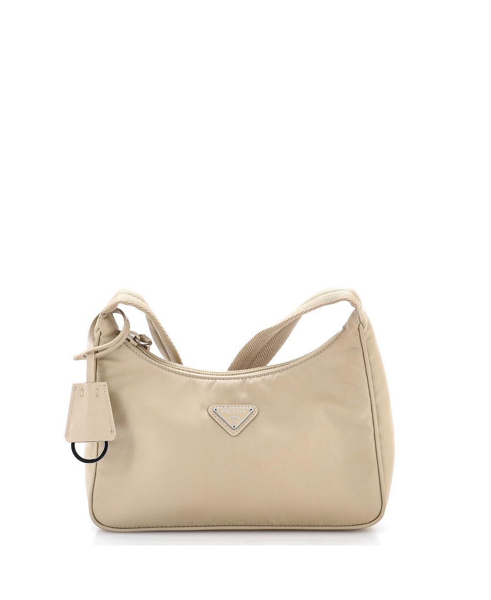 Pre-Owned Prada Mini Re-Edition 2000 Hobo Tessuto