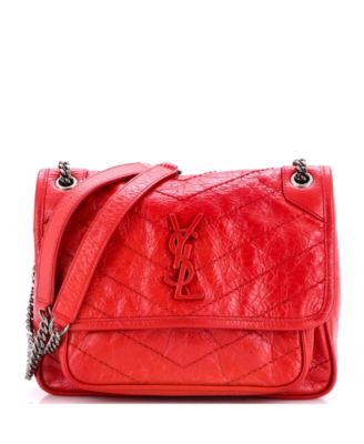 Сумка Saint Laurent Baby Niki Chain Flap Matelasse Chevron Leather Pre-Owned