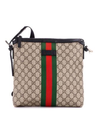 Сумка через плечо Gucci Web Medium из покрытия GG Canvas