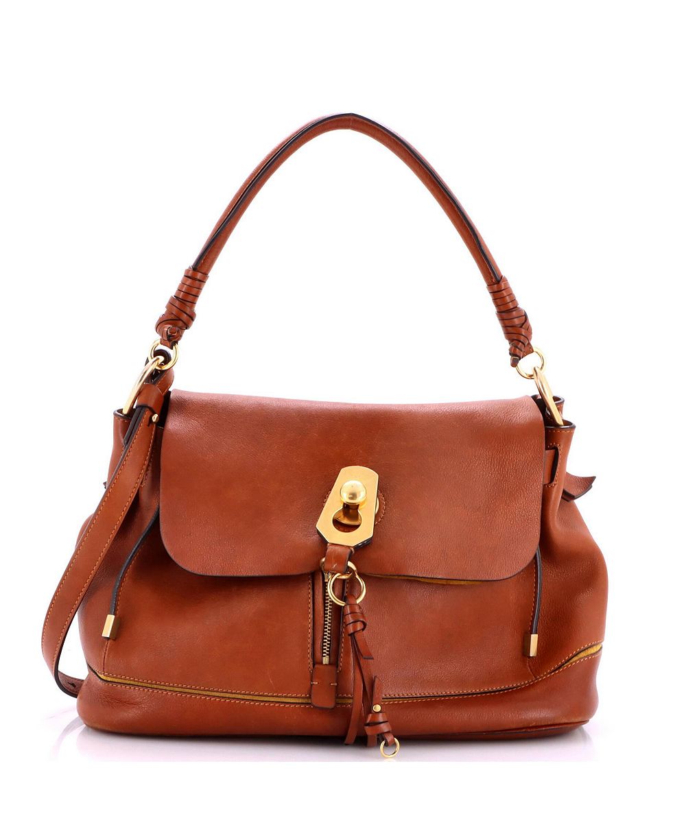 Pre-Owned Chloe маленькая сумка Owen Flap из кожи