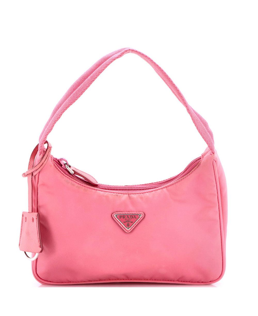 Pre-Owned Prada Mini Re-Edition 2000 Hobo Tessuto сумка женская