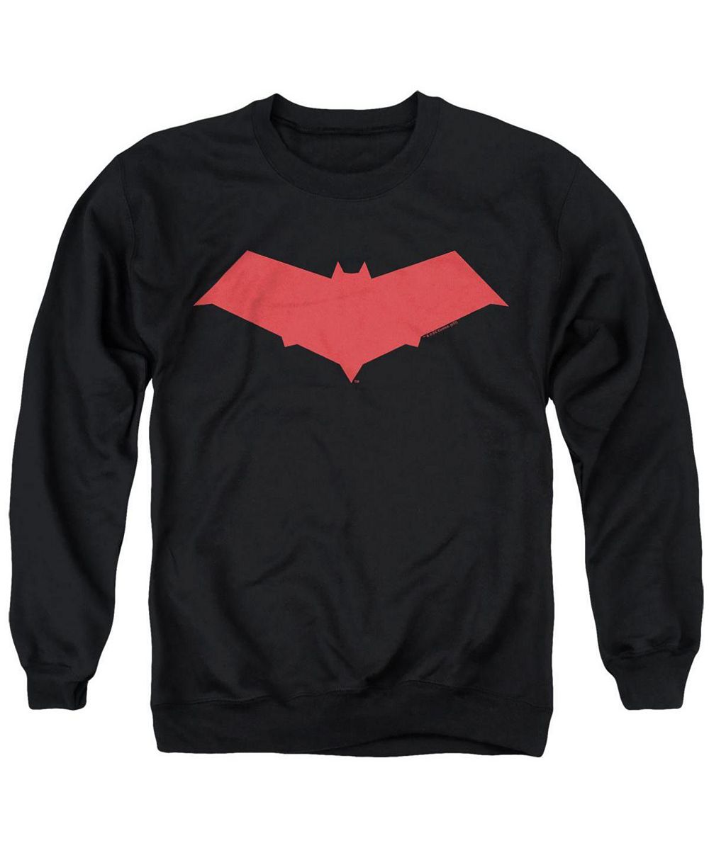 Мужская футболка Batman с длинным рукавом и круглым вырезом из хлопковой смеси с графическим принтом