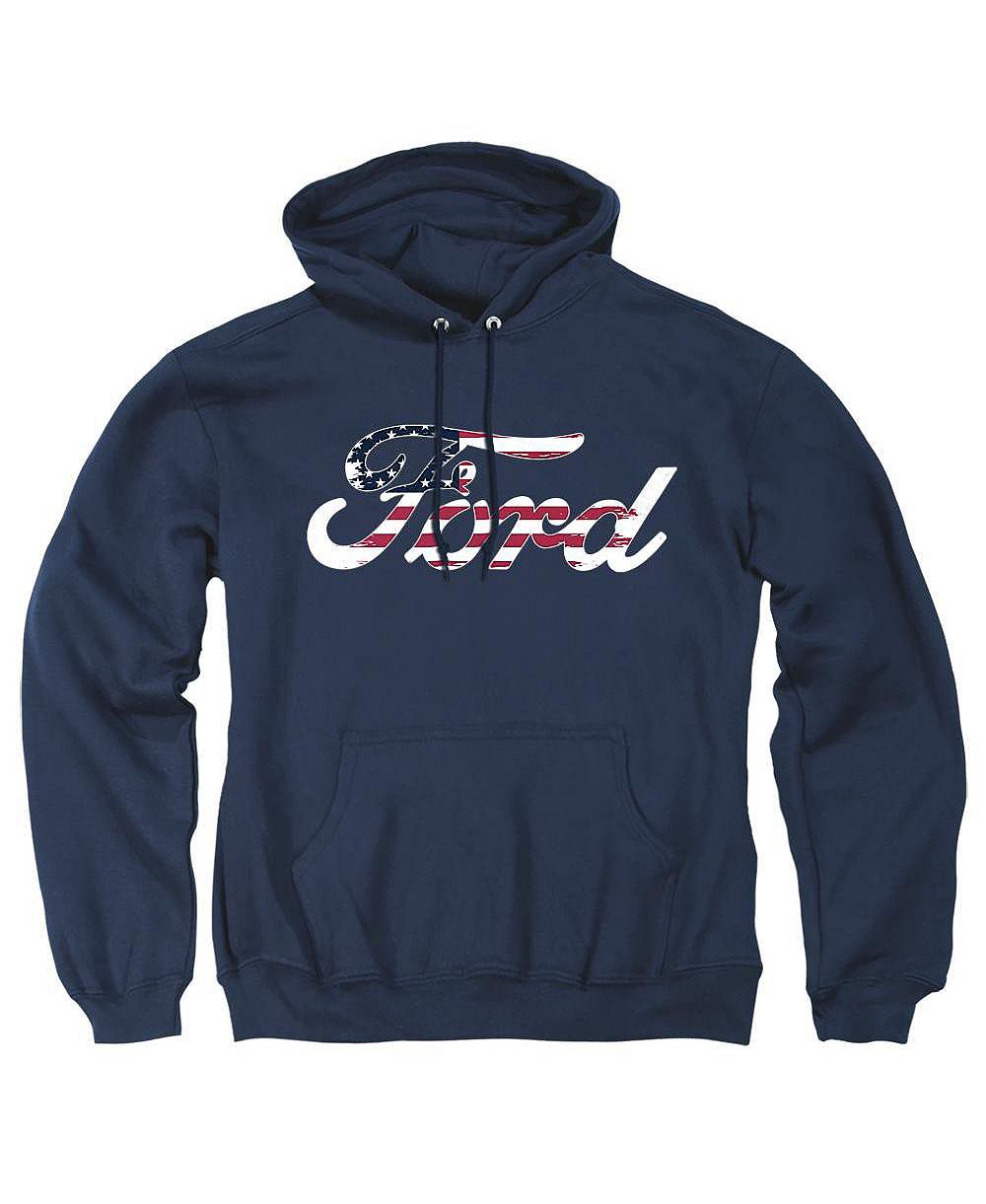 Мужское худи Mustang Ford Flag Logo Graphic Pull-Over