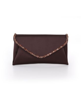 Jewel Badgley Mischka Woman's Mika Mix Crystal Neckline Envelope