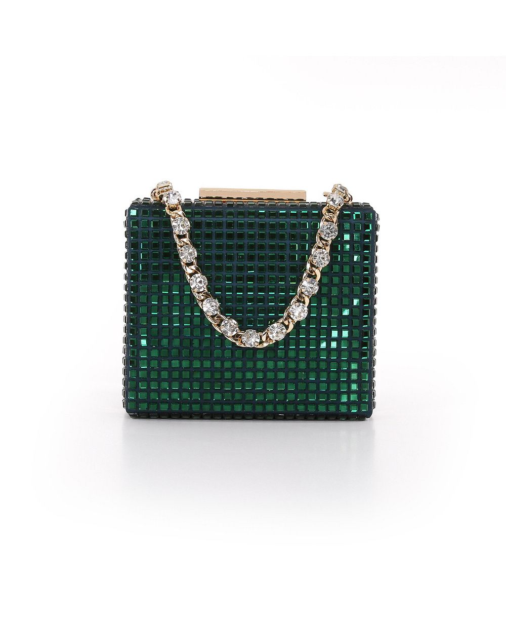 Jewel Badgley Mischka Woman's Serenity Crystal Box Clutch