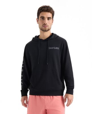 Salt Life Men's Mahi Tribe French Terry Kangaroo Pocket Pullover Hoodie
