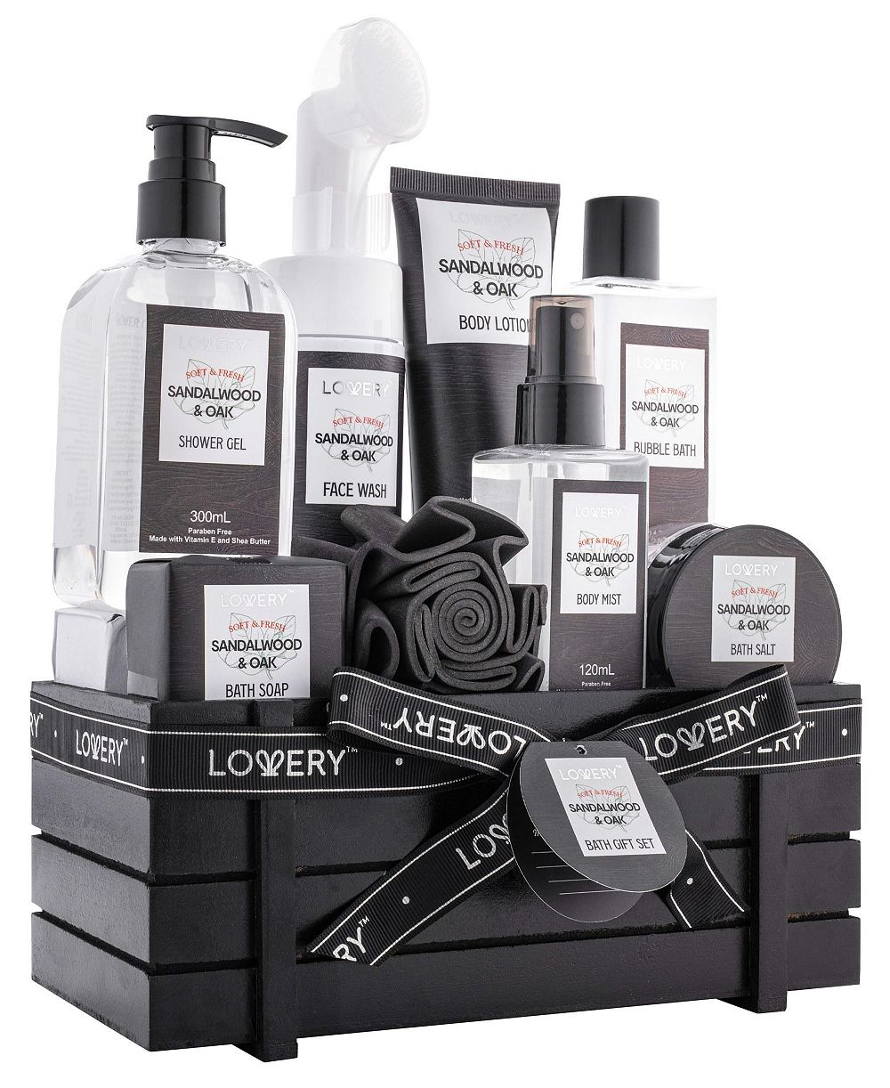 Набор для спа-ухода Lovery Sandalwood Oak Spa Kit, уход за телом и ванной, 10 предметов