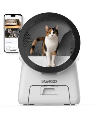 Умный самоочищающийся лоток для кошек CATLINK Scoop Robot Pro с AI мониторингом здоровья и контролем запаха для нескольких кошек