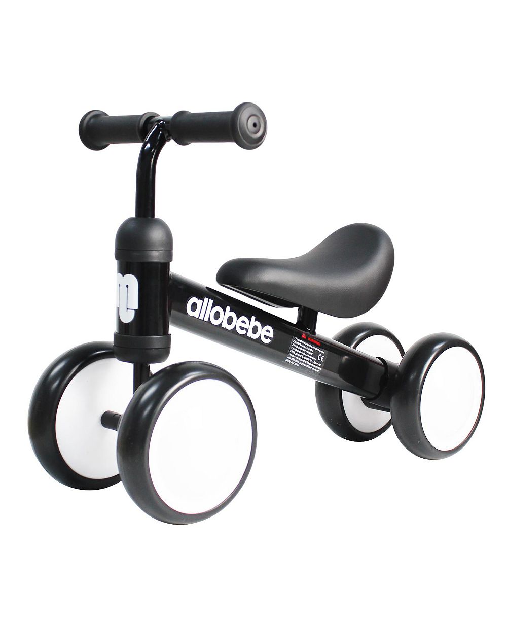 Детский беговел Allobebe 4-Wheel с регулируемым сиденьем и бесшумными колесами для детей 12-30 месяцев
