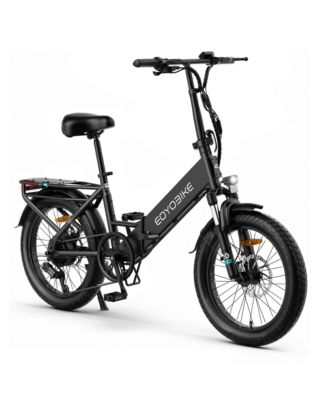 Mooncool Adults Foldable Electric Bike 20" x 3.0" Fat Tires, 7-Speed Commuter E Bike, 1200W Peak Motor Ebike