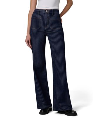 Joe's Jeans женские джинсы с высокой талией и широкими штанинами и накладными карманами