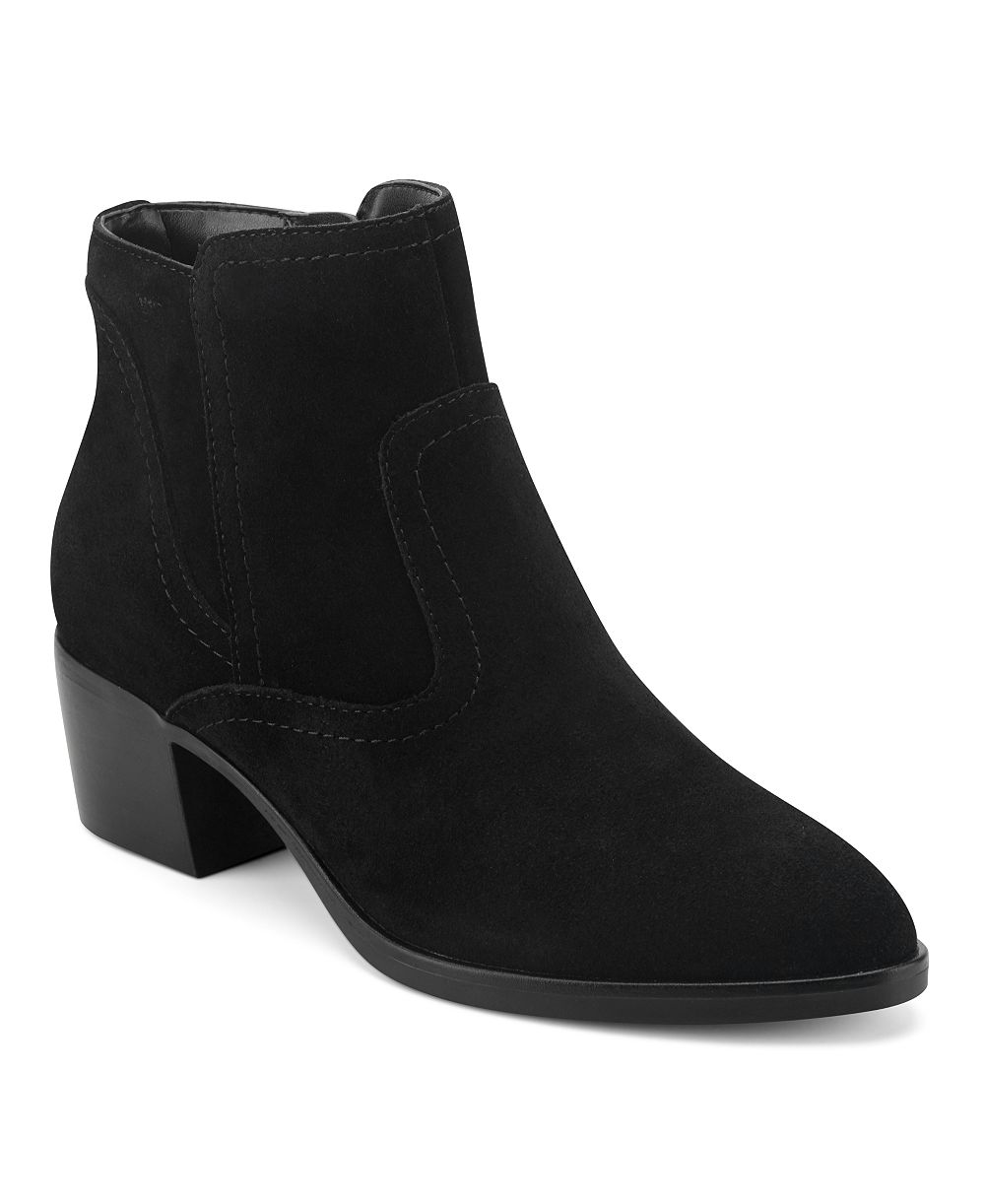 Easy Spirit Women's Haya Suede eFlex Block Heel Booties