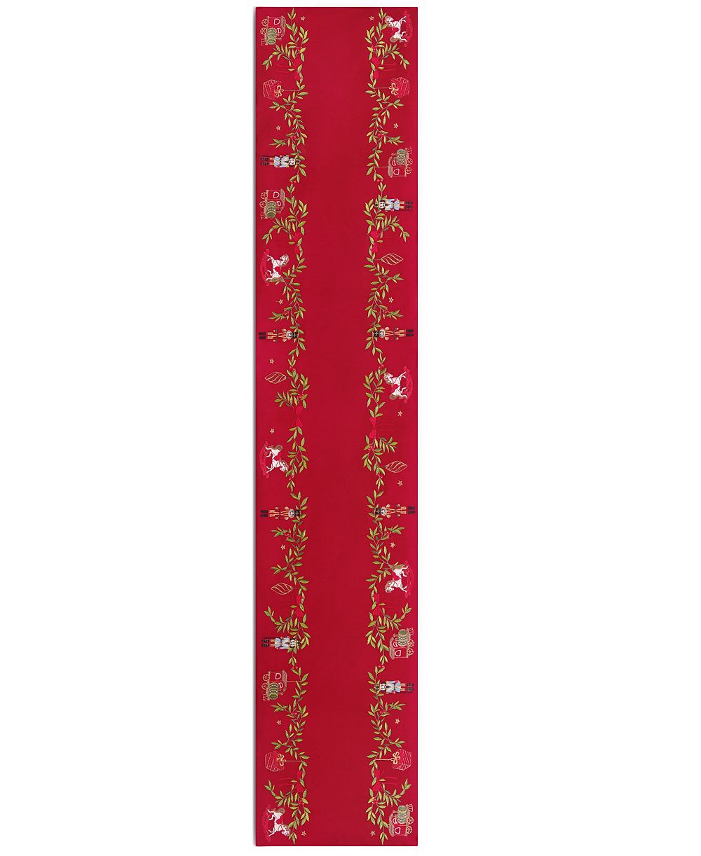 вышитая скатерть villeroy & boch keepsake ornaments размером 14" x 72"