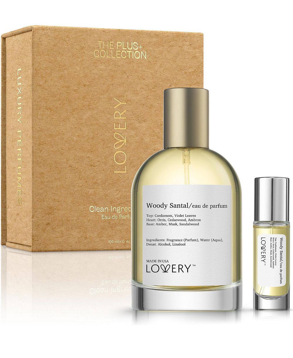 Женский подарочный набор парфюмерии LoveryPlus Woody Santal 3pc Gift Set с 2 мини-парфюмами