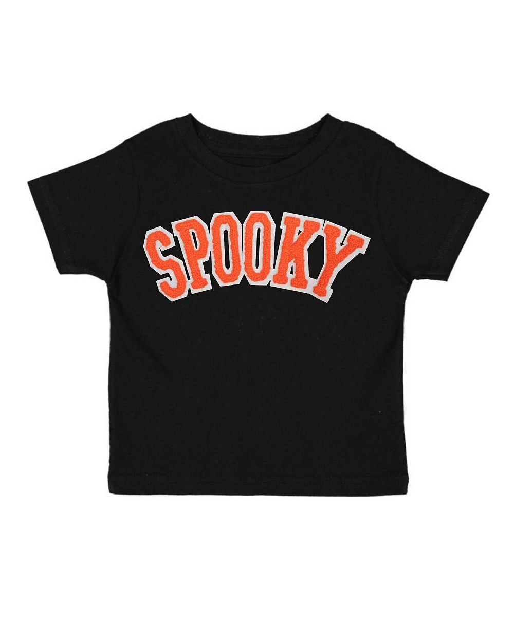 Детская футболка Sweet Wink Spooky Orange Patch Halloween Short Sleeve