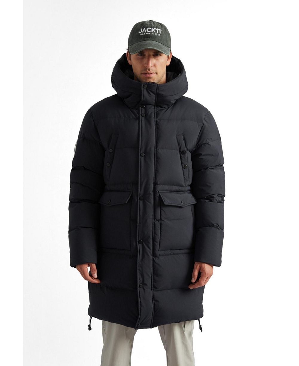 JACK1T Men's Insulated Longline Puffer Coat