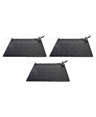 INTEX Solar Water Heater Mat for Above Ground Swimming Pool, Black (3 Pack)
