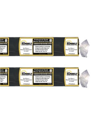 DeWitt Company Sunbelt 6x300ft Weed Barrier w/ DeWitt Sunbelt 4x300ft Weed Barrier