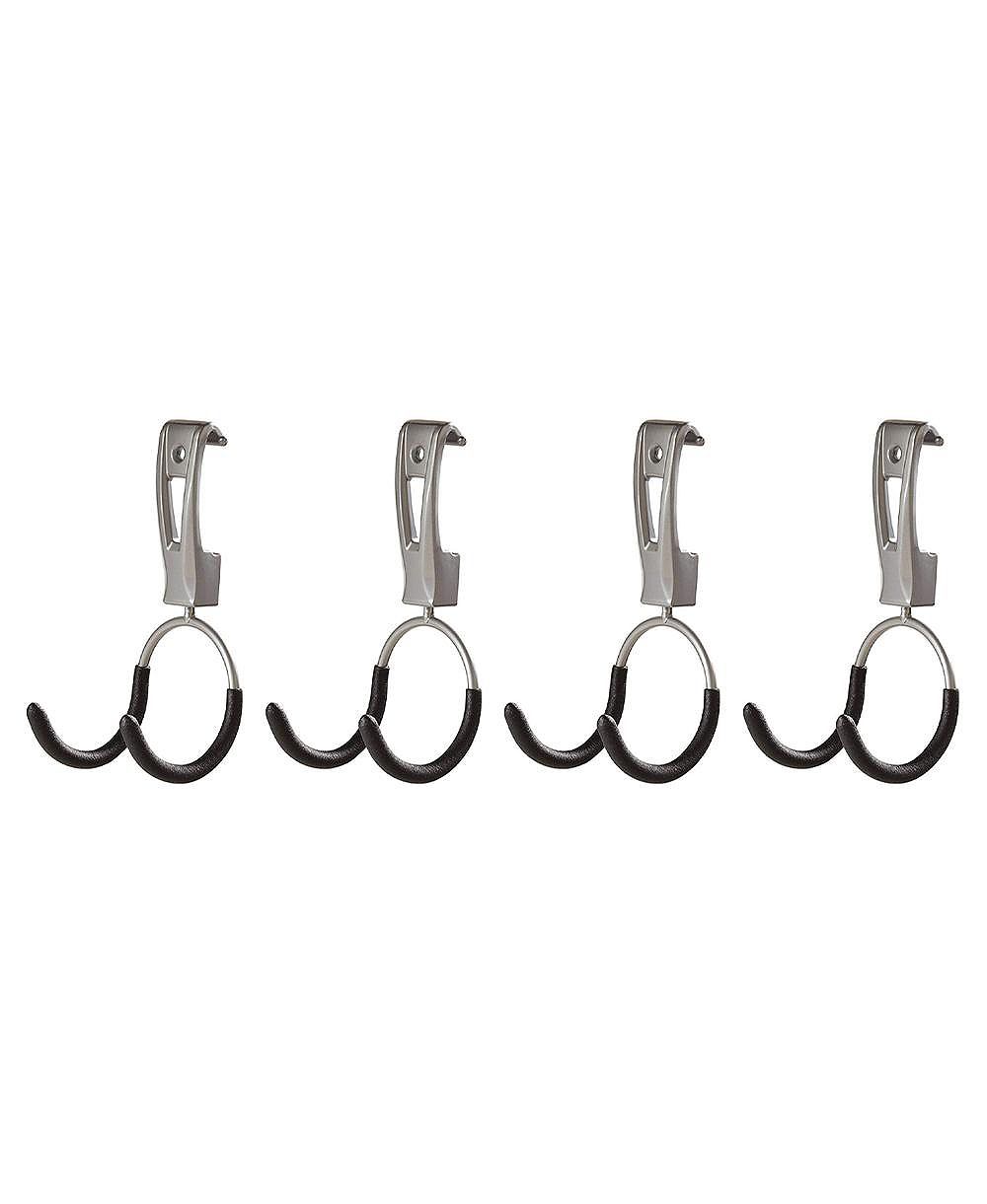 Rubbermaid Universal Metallic FastTrack Hanging Garage Hook Organizers  (4 Pack)
