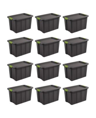 Контейнер для хранения Sterilite Tuff1 с защелками, 30 Gallon, с крышкой (набор 12 шт)