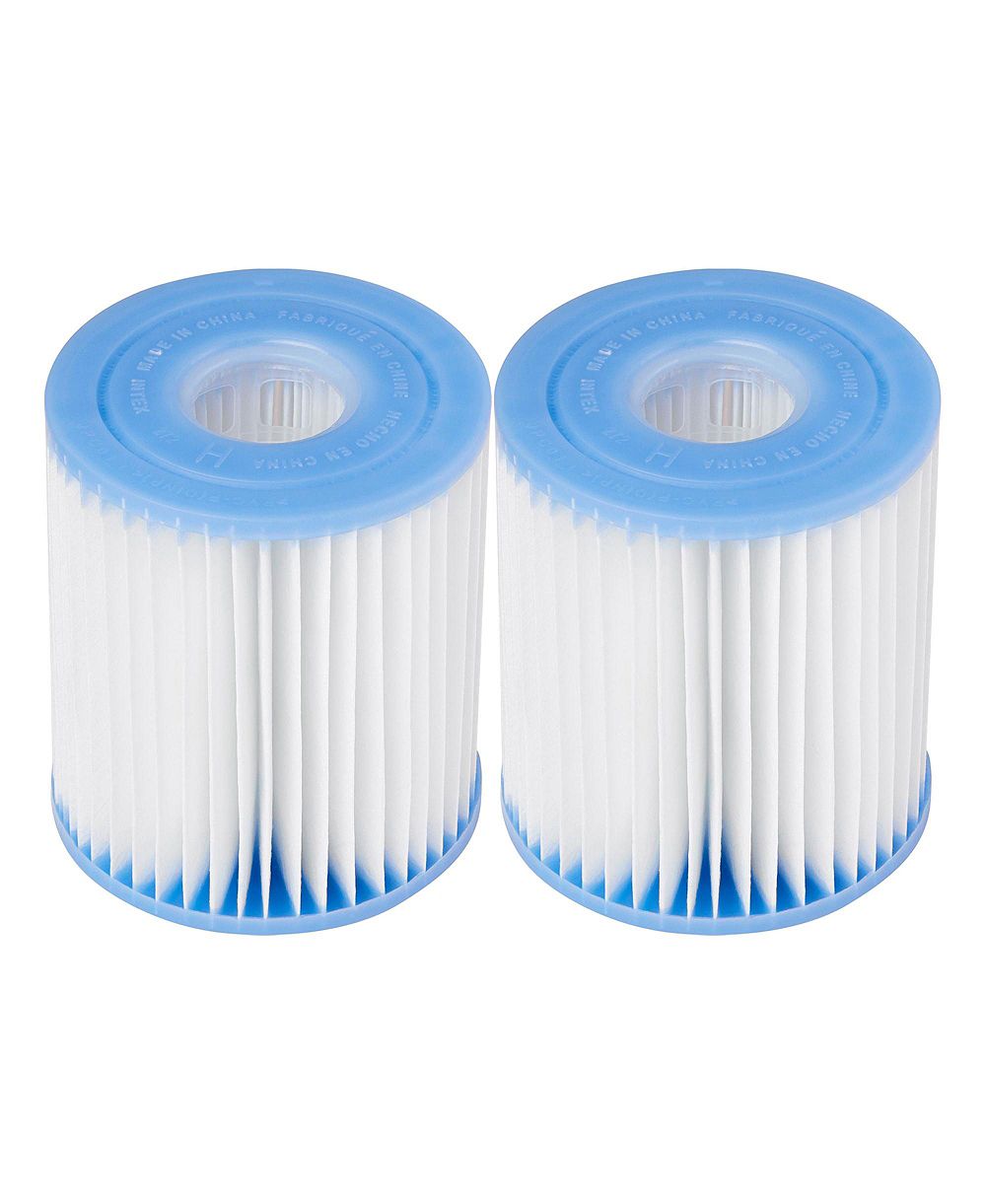 Intex Swimming Pool Easy Set Filter Cartridge Replacement - Type H (2 Pack)