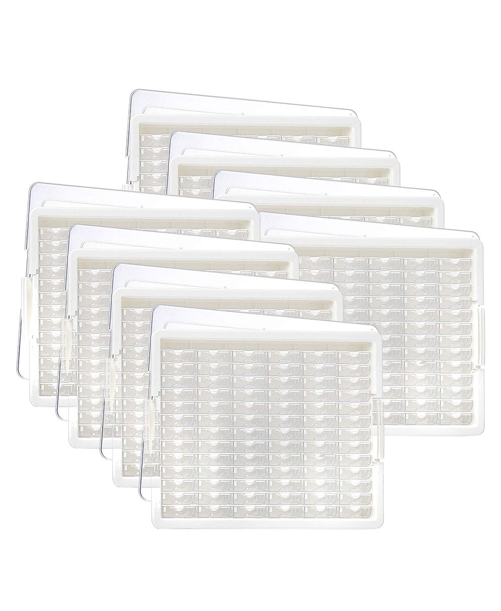 Органайзер для бисера Elizabeth Ward Bead Storage Solutions, 82 предмета мелких деталей, 8 упаковок