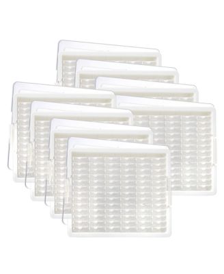 Органайзер для бисера Elizabeth Ward Bead Storage Solutions, 82 предмета мелких деталей, 8 упаковок