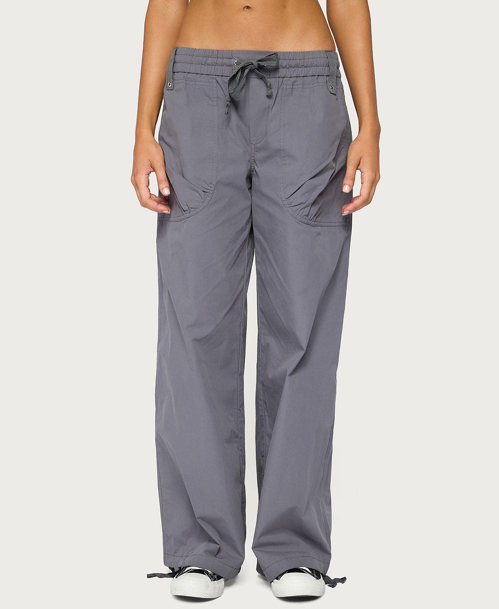 Женские брюки Edikted Kathleen Cargo Wide-Leg Low-Rise