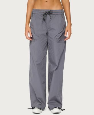 Женские брюки Edikted Kathleen Cargo Wide-Leg Low-Rise