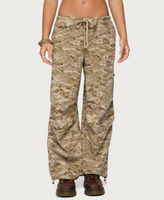 Edikted Women's Demey Camo Baggy Cargo Pants