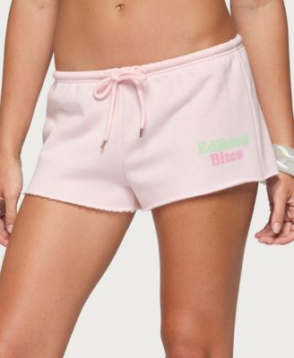 Edikted Женские короткие шорты с низкой посадкой Bites, длина шва 2"