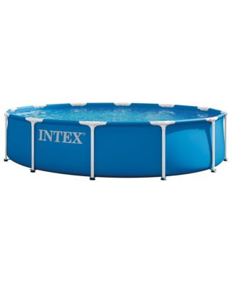 INTEX 28210EP надземный бассейн с металлическим каркасом 12x30 дюймов, только бассейн