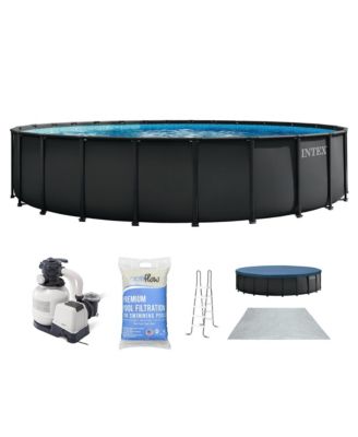 Intex Ultra XTR Frame 26'x52" Above Ground Pool and OptiFlow Premium Filter Sand