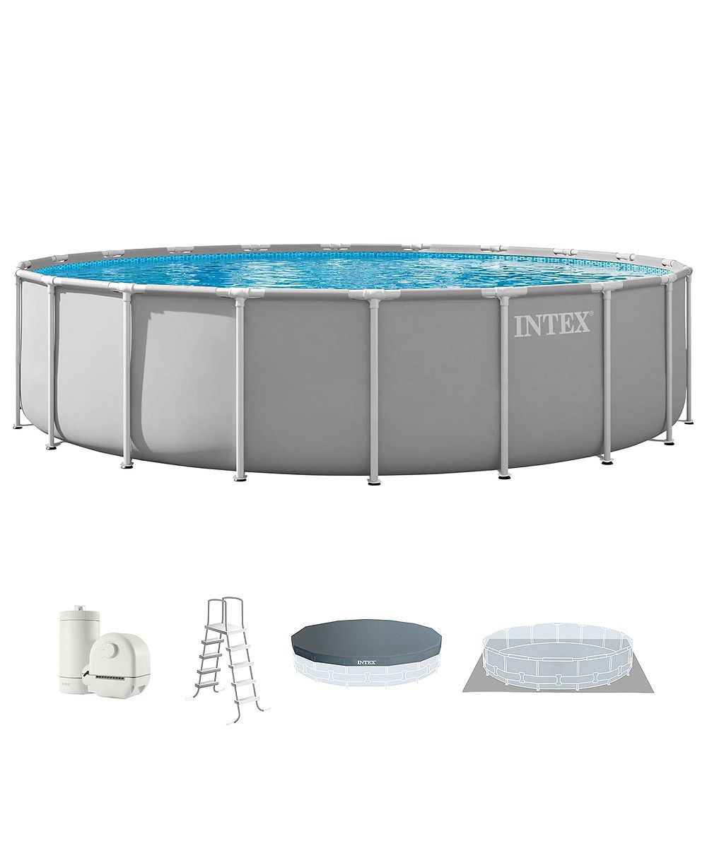 Набор надувного бассейна INTEX Prism Frame 20ft x 52in с насосом-фильтром