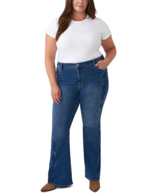 Джинсы Seven7 Plus Size Felicity Flare с высокой посадкой и расклешенным низом