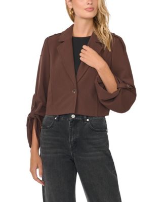 1.STATE Women's Cropped Trench Jacket