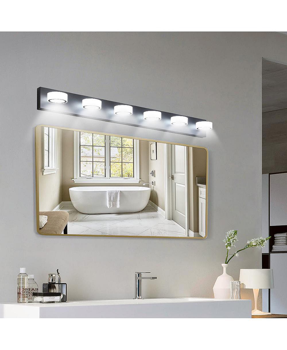 Clihome современный светильник для ванных комнат 45" с 6 LED-лампами, стильный настенный светильник