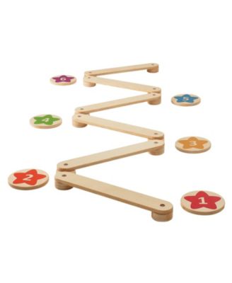 Slickblue 6 Pieces Wooden Balance Steppingstones for Kids Ages 2-6