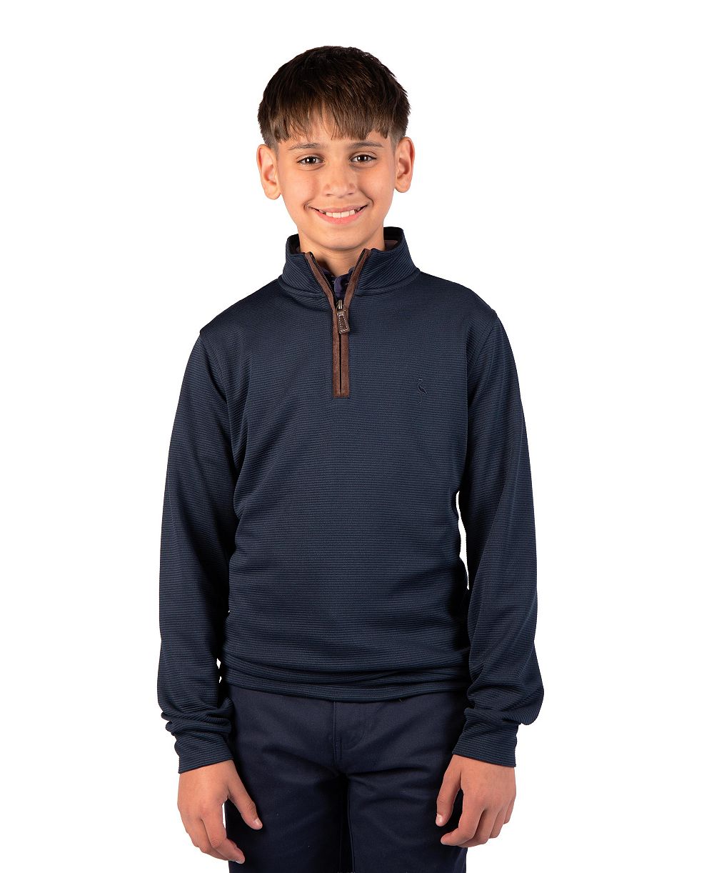 TailorByrd мальчишеский четвертьзастежка Ottoman Quarter Zip