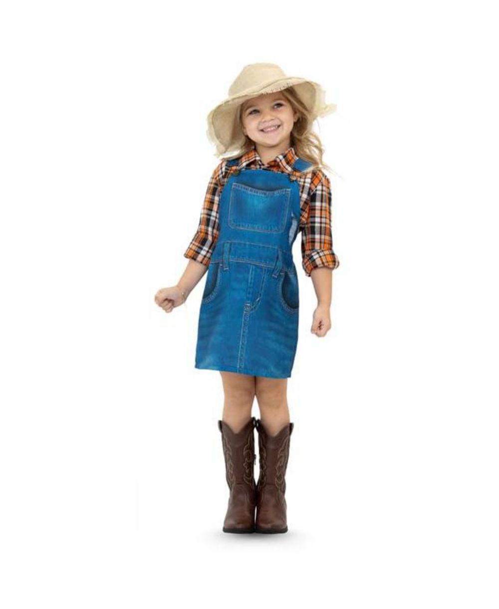 Детский костюм фермера Dress Up America для детей 4-16 лет, комплект из 3 предметов