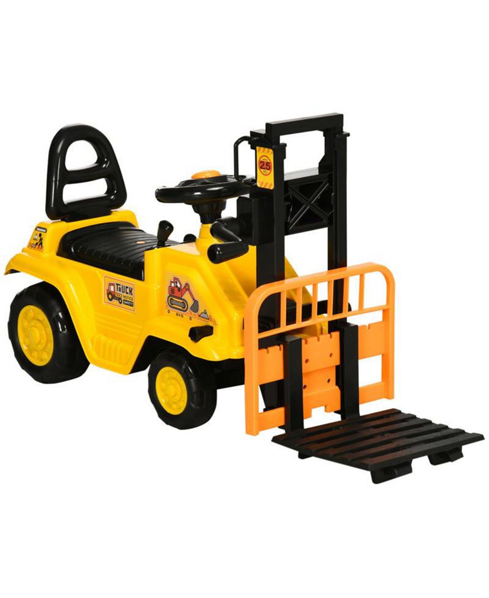 Игрушечный погрузчик yobtop sit and scoot с рычажным управлением, 66 фунтов, для детей от 3 лет