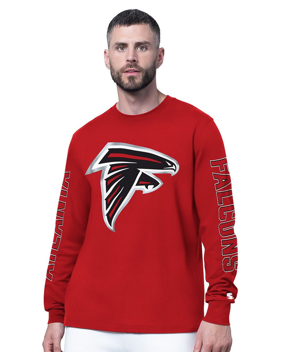 Starter мужская футболка с длинным рукавом Clutch Hit II с логотипом Atlanta Falcons