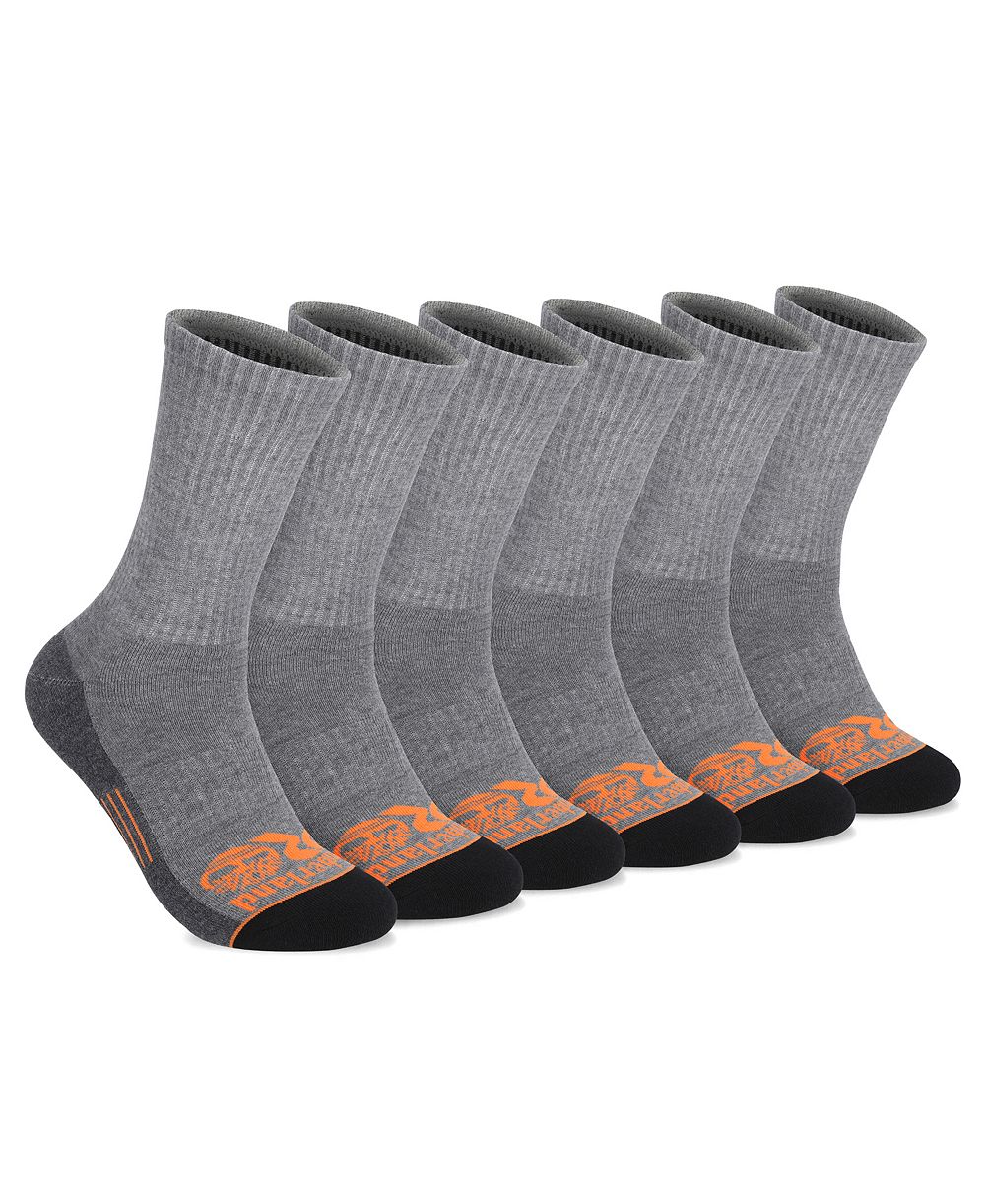 Timberland Men's PRO Arch Support Crew Socks, 6-Pair