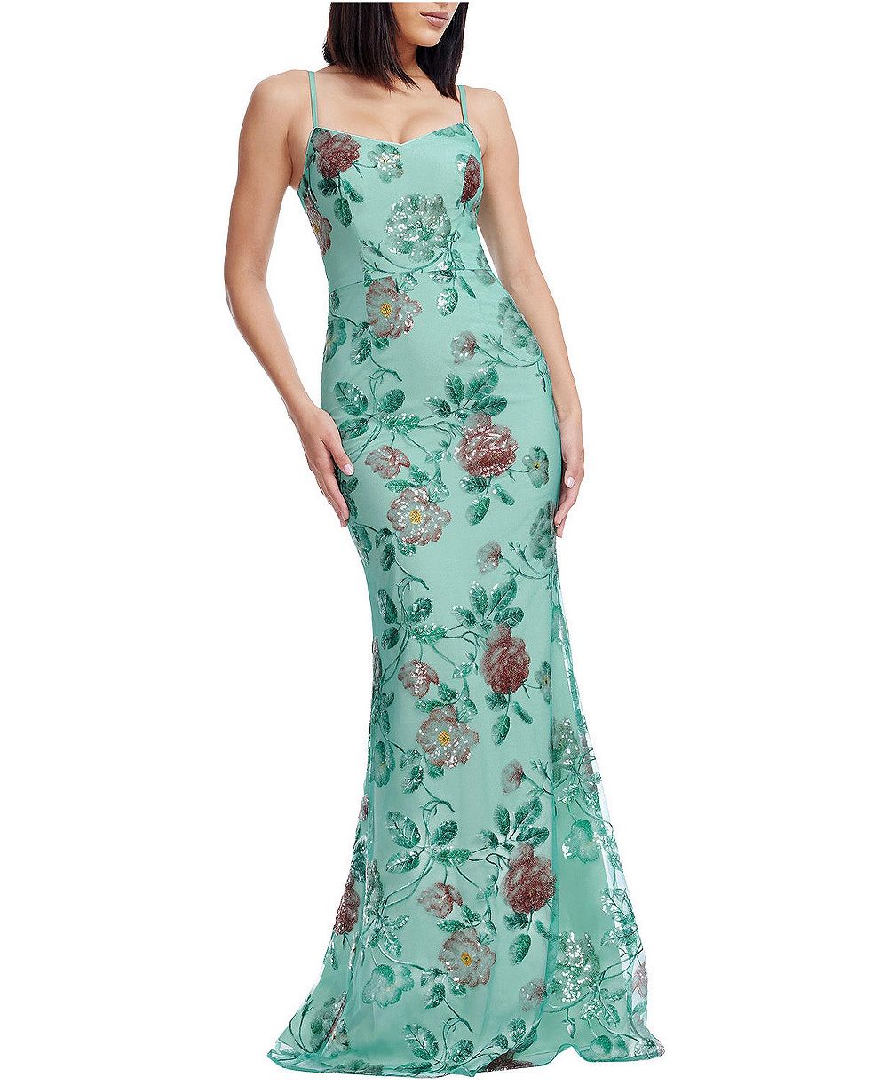 Женское платье Dress The Population Giovanna Floral Sequin Mermaid