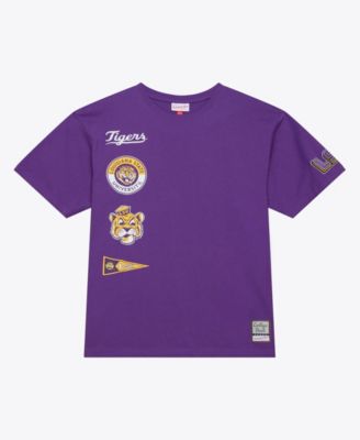Mitchell & Ness Men's Purple LSU Tigers Double Clutch Premium T-Shirt